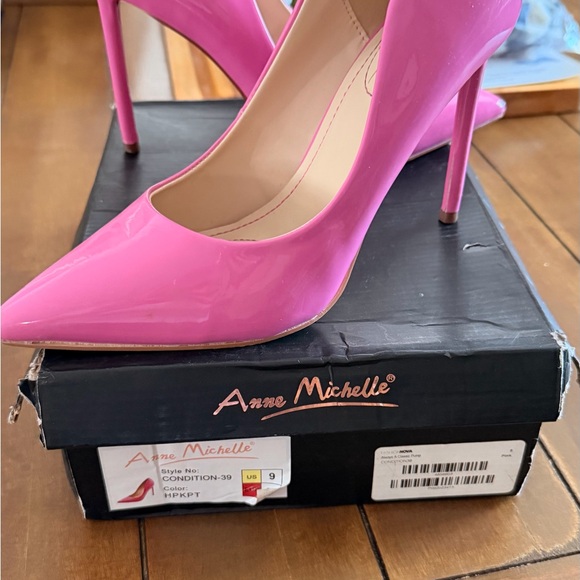 Anne Michelle Shoes - Anne Michelle Vibrant Pink Heels